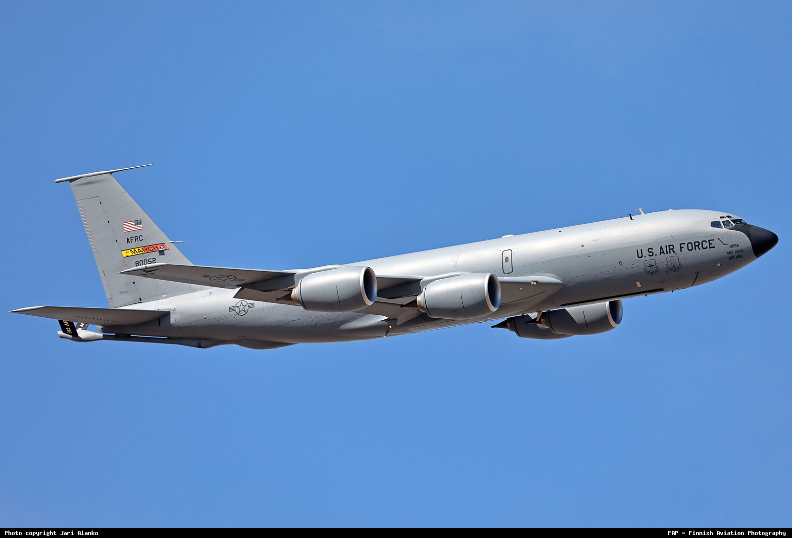 USA - Air Force Boeing KC-135R Stratotanker.